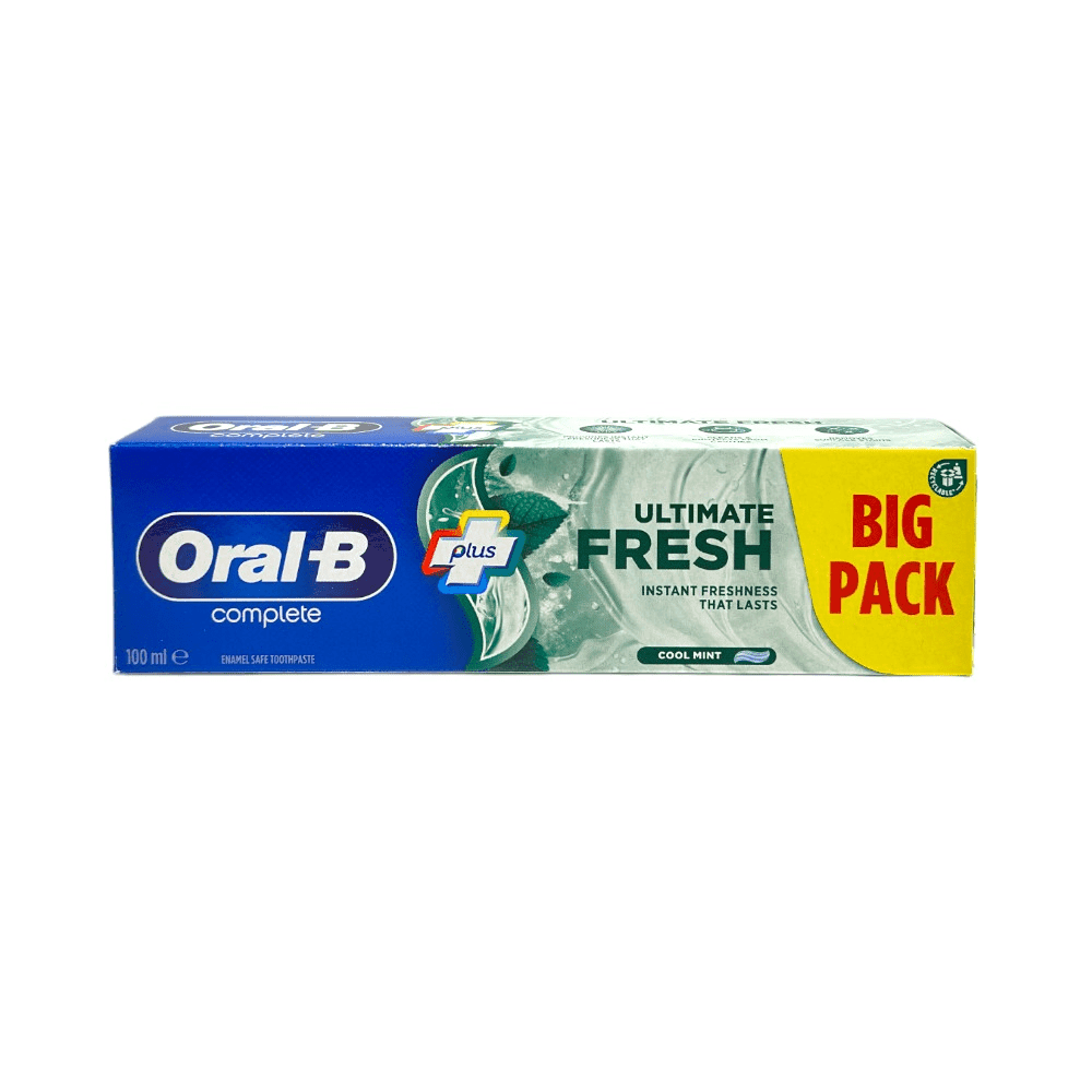 خمیردندان اورال بی Oral-B complete ultimate fresh حجم 100 میل — تصویر ۶