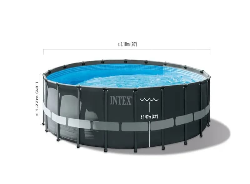 استخر پیش ساخته دایره 610 فول اینتکس 26334 Intex — تصویر ۱۲
