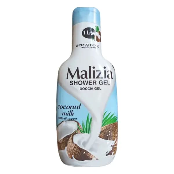شامپو بدن مالیزیا با عصاره شیر نارگیل | Malizia Shower Gel Coconut Milk — تصویر ۵
