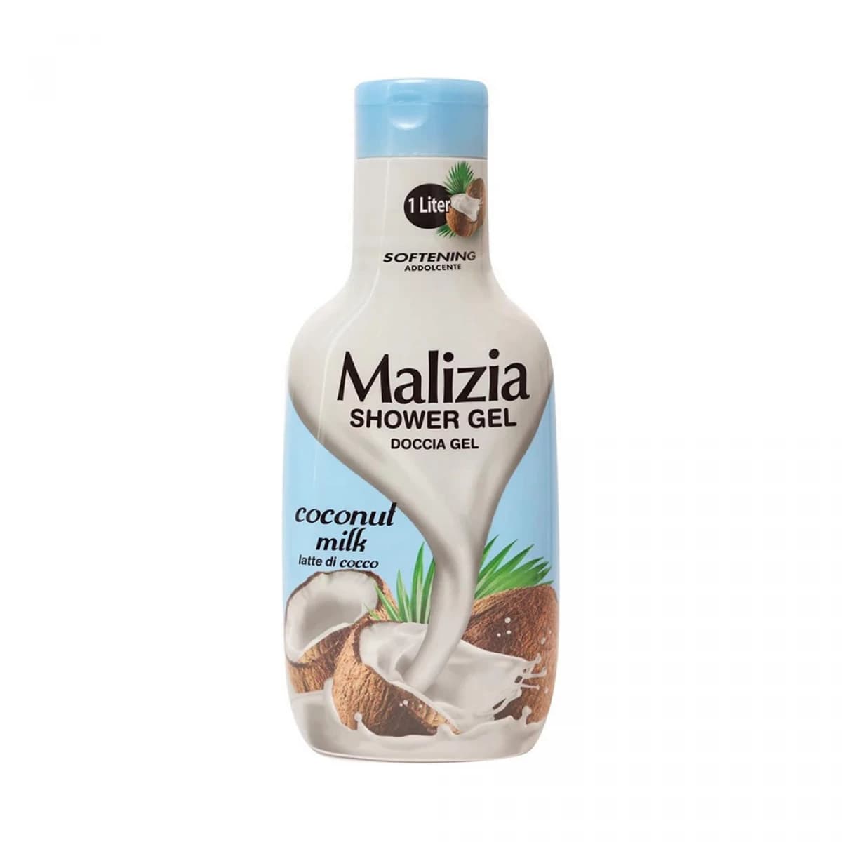 شامپو بدن مالیزیا با عصاره شیر نارگیل | Malizia Shower Gel Coconut Milk — تصویر ۲