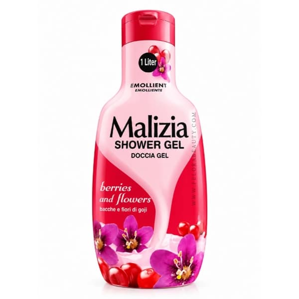 شامپو بدن مدل Goji Berries مالیزیا حجم 1 لیتر Malizia — تصویر ۶