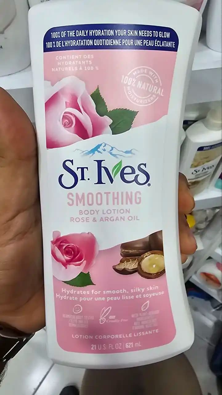 لوسیون بدن سنت ایوز Rose & Argan Oil حجم 621 — تصویر ۷