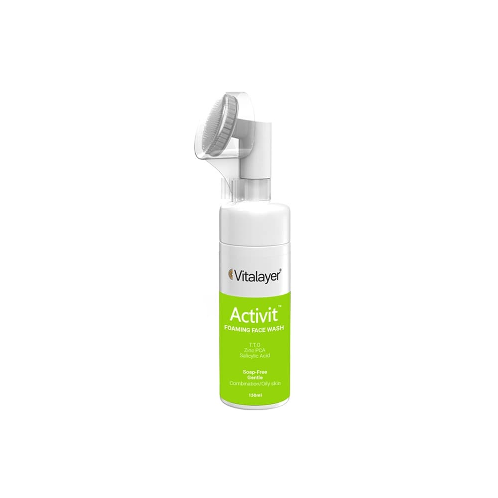 فوم شستشوی صورت پوست چرب ویتالیر مدل اکتی‌ویت150ML — تصویر ۱۲