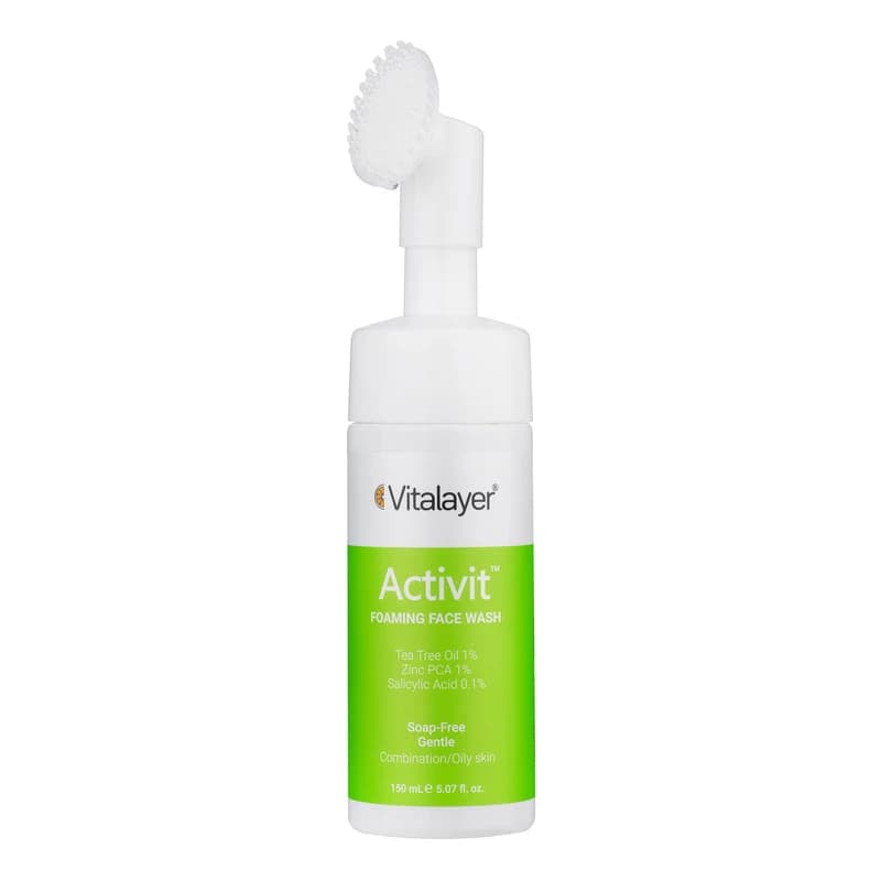 فوم شستشوی صورت پوست چرب ویتالیر مدل اکتی‌ویت150ML — تصویر ۷