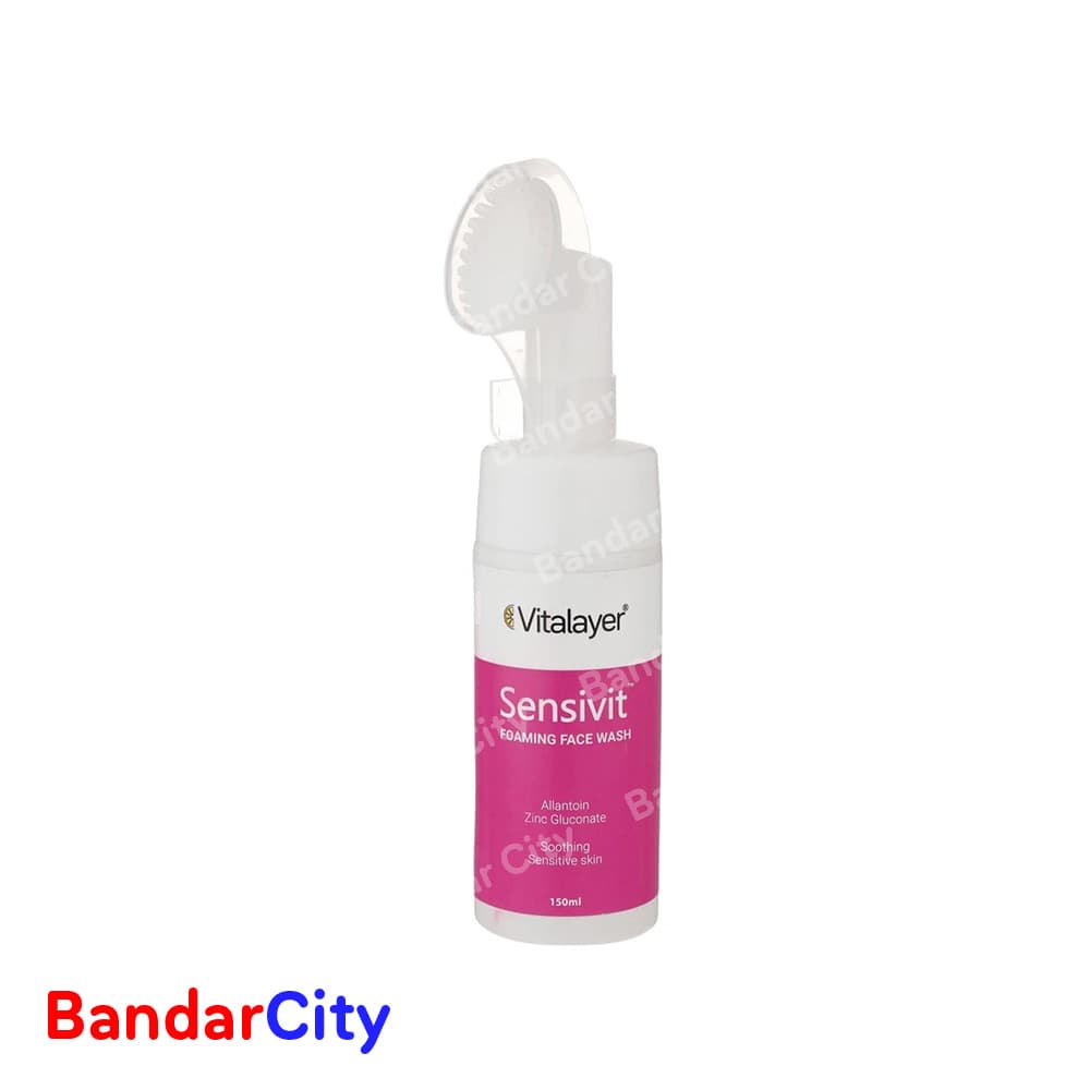 فوم شستشوی صورت ویتالیر مدل Sensivit مناسب پوست‌های حساس150ML — تصویر ۳