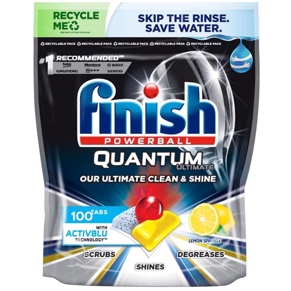 قرص ماشین ظرفشویی 100 عددی Finish Powerball Quantum Ultimate