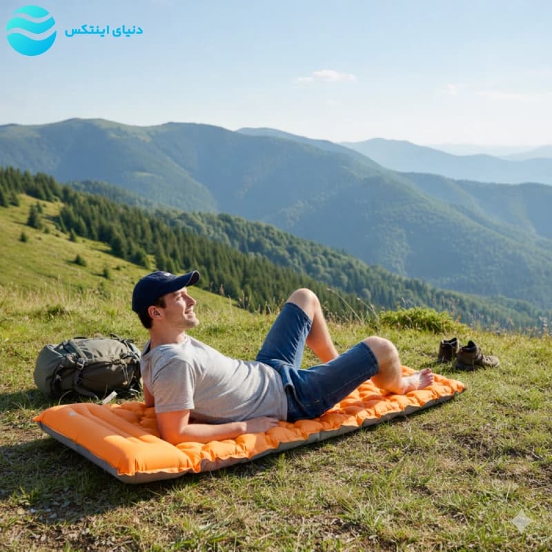 تشک بادی یک نفره کمپینگ TrueAire اینتکس 64098 Intex — تصویر ۹