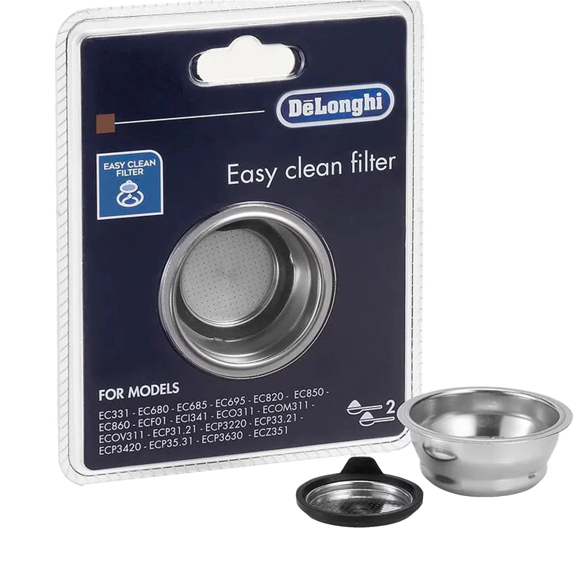 بسکت دو کاپ اسپرسوساز دلونگی مدل EasyClean — تصویر ۱۰
