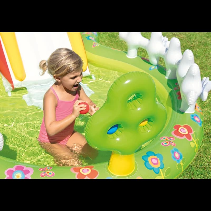 پارک بادی سرسره دار طرح مزرعه اینتکس 57154 Intex — تصویر ۱۲
