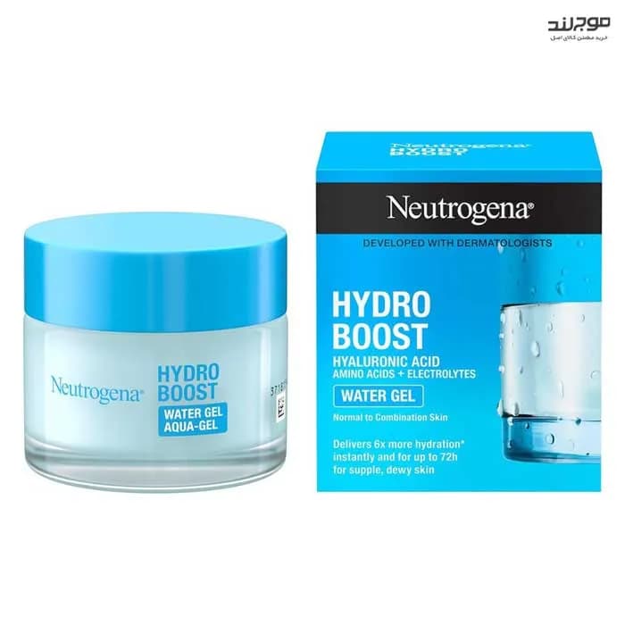 کرم آبرسان واتر ژل نوتروژینا مدل {Hydro Boost} — تصویر ۸