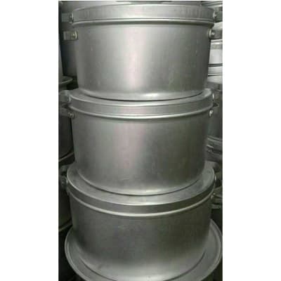 انواع قابلمه و ماهیتابه روحی خانگی و صنعتی فی کیلو — تصویر ۳