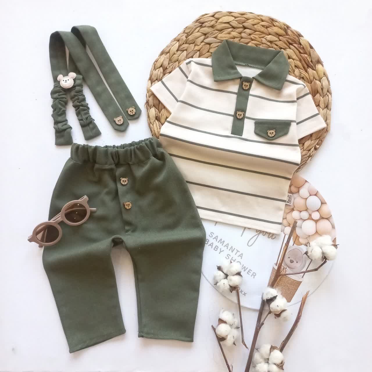 تیشرت شلوار نوزادی تا کودک بچگانه پسرانه مجلسی مدل رهام کد 662