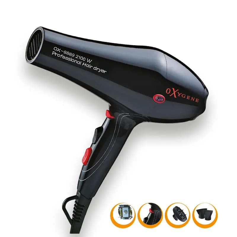 سشوار حرفه ای اکسیژن 2100 w مدل ox-8889
