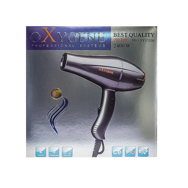 سشوار حرفه ای اکسیژن 2400 w مدل ox-8941 — تصویر ۳
