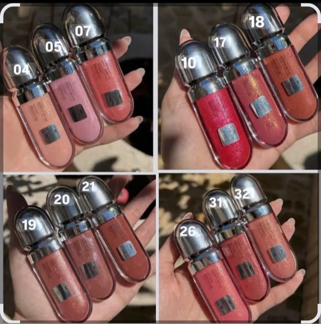 لیپ گلاس کیکو اصل مدل 3D Hydra | برق لب براق و آبرسان KIKO Milano — تصویر ۵