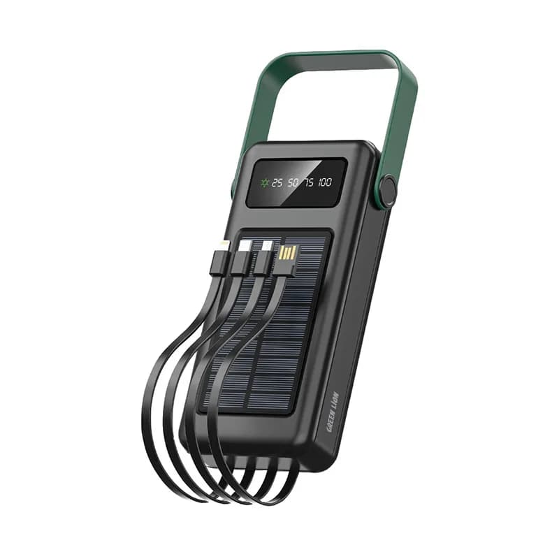 پاوربانک 30000 میلی‌آمپر گرین لاین سولار مکس مدل GL-PB72