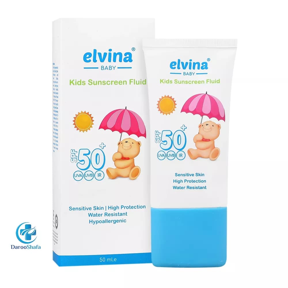 فلوئید ضد آفتاب کودک SPF50 الوینا