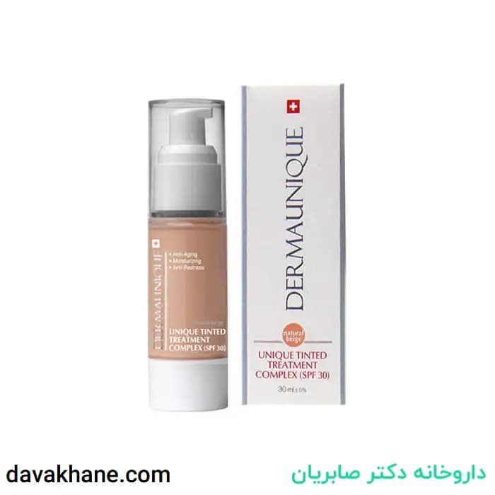 کرم مغذی و آبرسان انواع پوست با SPF 30 رنگی درمایونیک 30 میلی لیتر — تصویر ۲