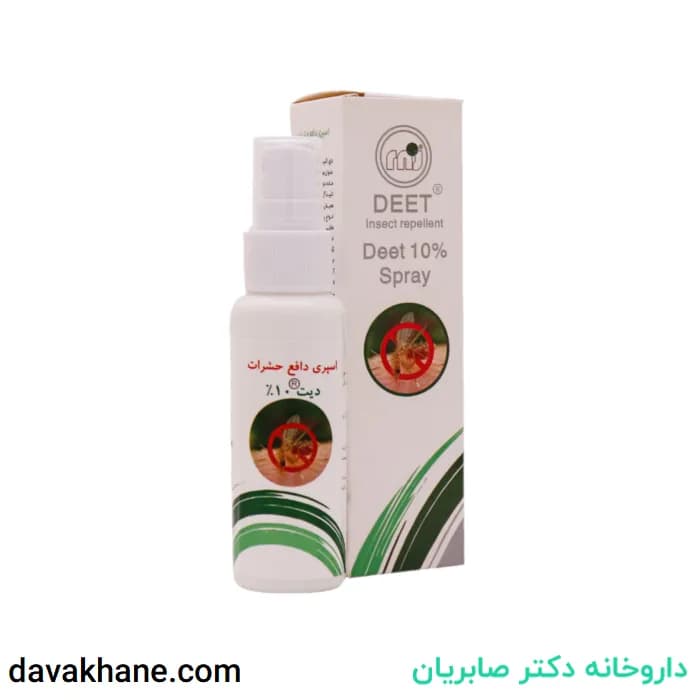 اسپری دافع حشرات دیت ۱۰ درصد ریحان نقش جهان ۴۰ میلی لیتری — تصویر ۳