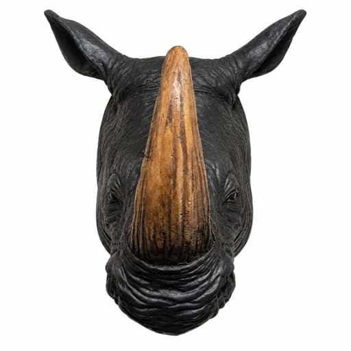 دیوارکوب کله گرگدن سایز بزرگ