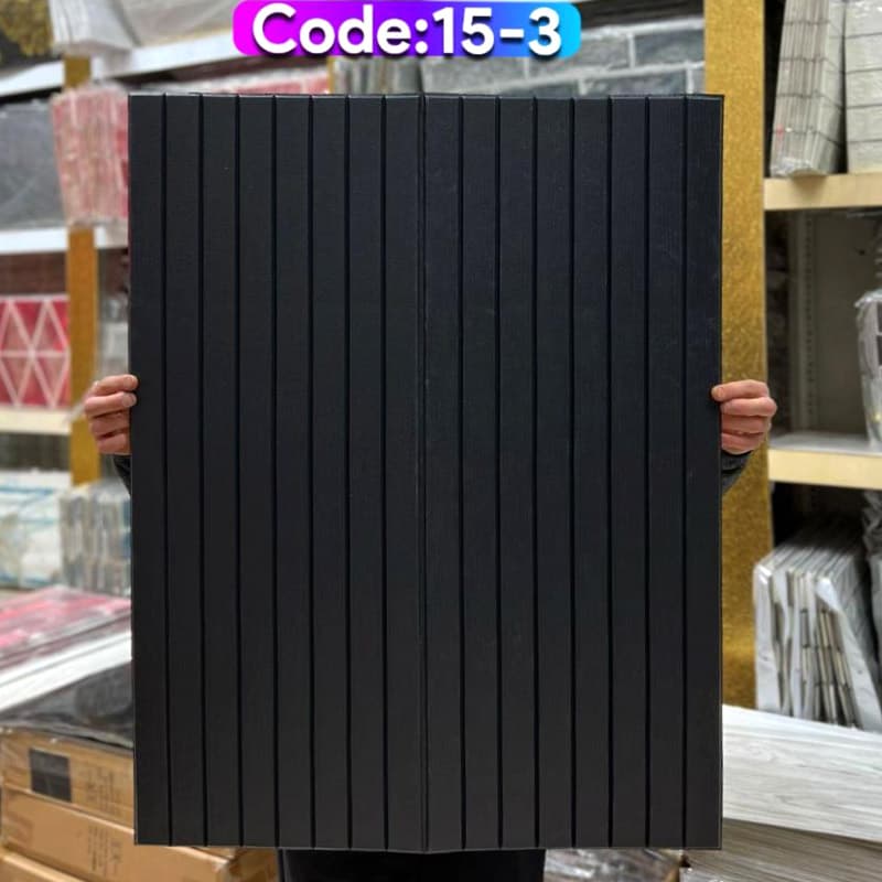 دیوارپوش فومی طرح ترمو مشکی کد 05-142 ابعاد 70 در 90 سانتیمتر