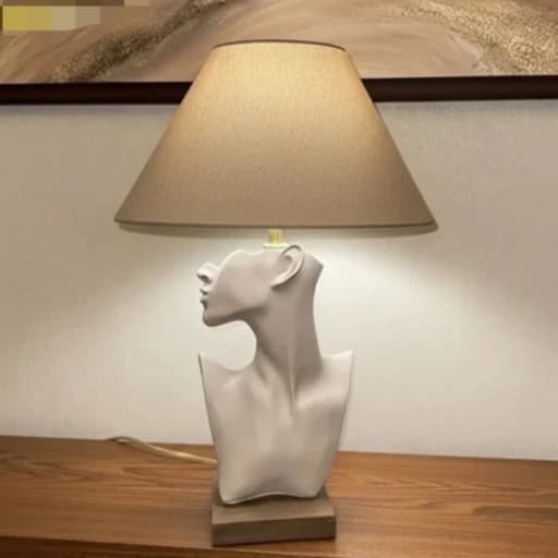 آباژور رومیزی مجسمه رخ