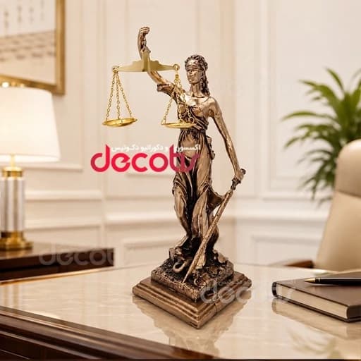 مجسمه فرشته الهه عدالت 50 سانتی