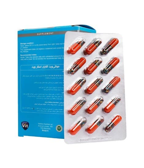 کپسول مولتی ویت آقایان استار ویت 60 عددی — تصویر ۷