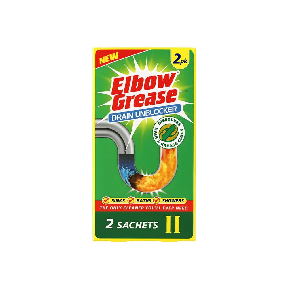 لوله بازکن و جرم‌گیر لوله البو گریس Elbow Grease بسته 2 عددی