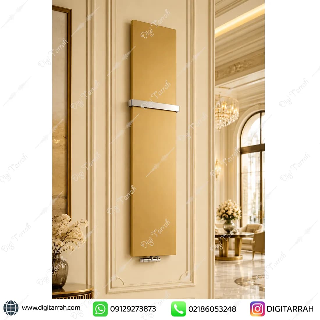 رادیاتور استیل ایستاده پنلی مدل ورونا — تصویر ۶