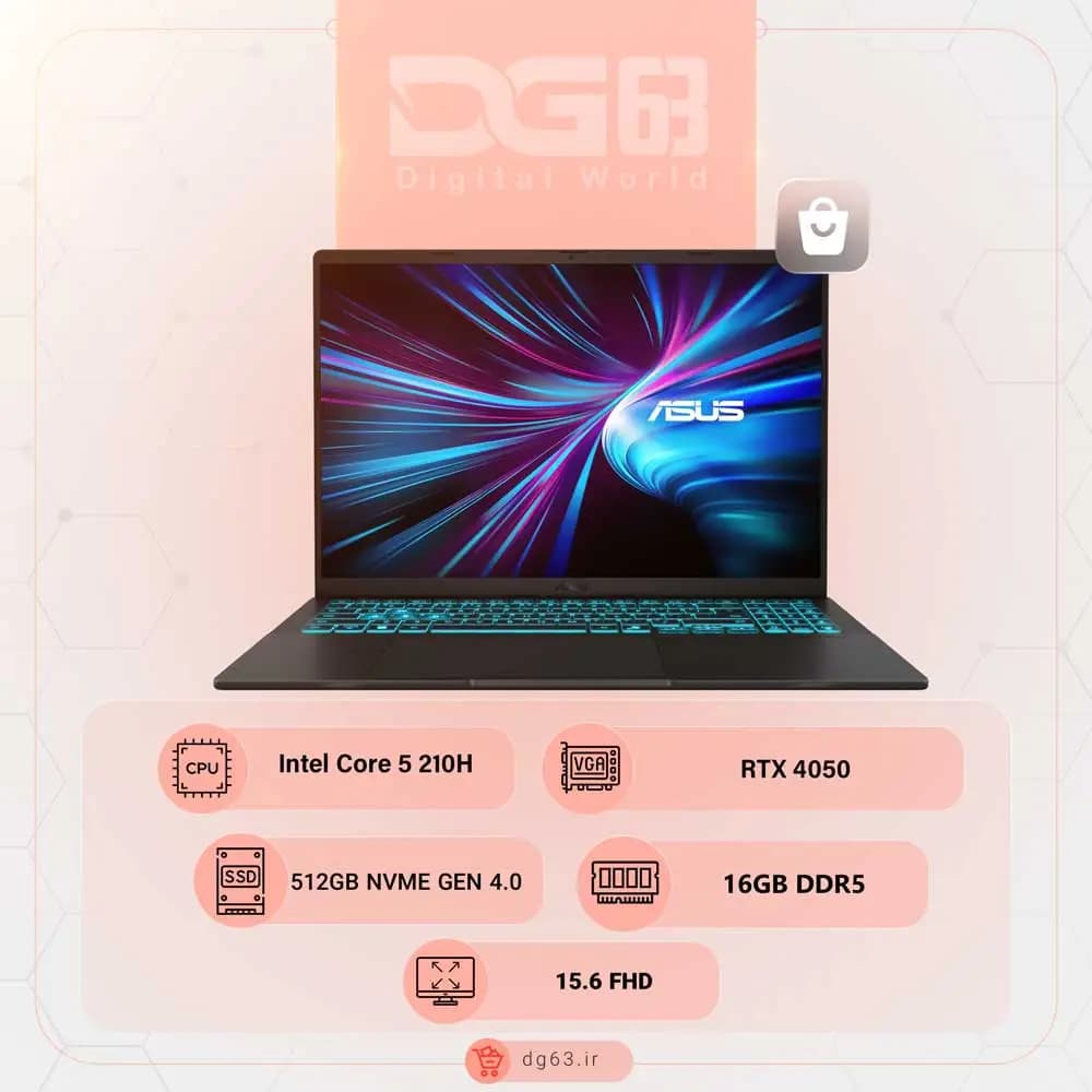 قیمت و خرید لپ تاپ ایسوس ASUS Vivobook V16 V3607VU-RP211WS / Core 5 210H / RTX 4050