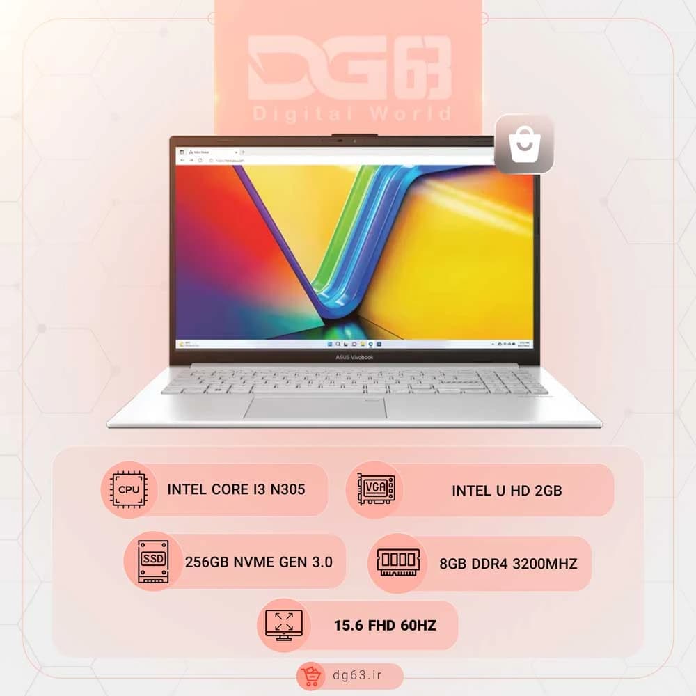 قیمت و خرید لپ تاپ ایسوس ASUS Vivobook E1504G — تصویر ۱۰