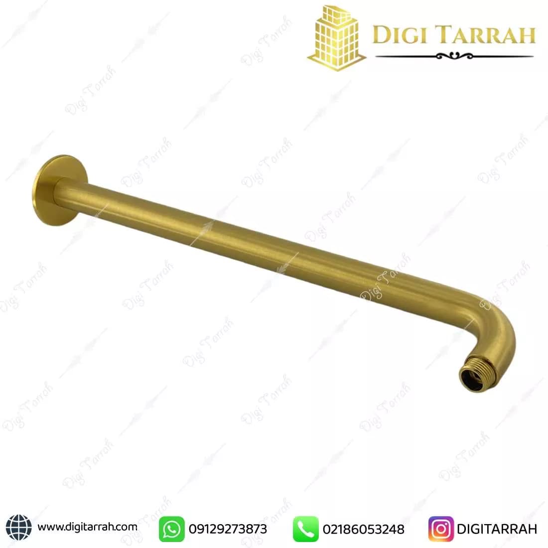 بازویی دیواری سردوش طلایی مات — تصویر ۴