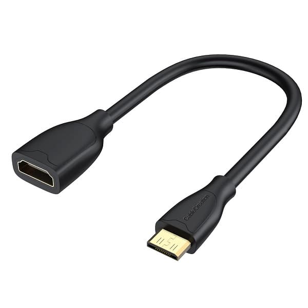 مبدل مینی hdmi به hdmi ماده 10CM
