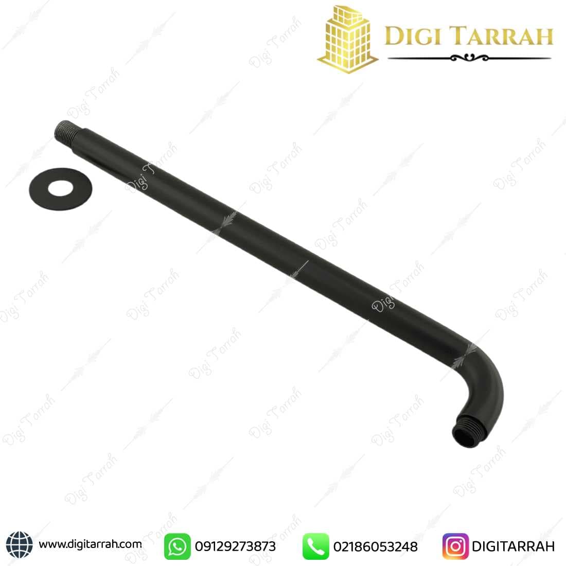 میله سردوش دیواری مشکی — تصویر ۹