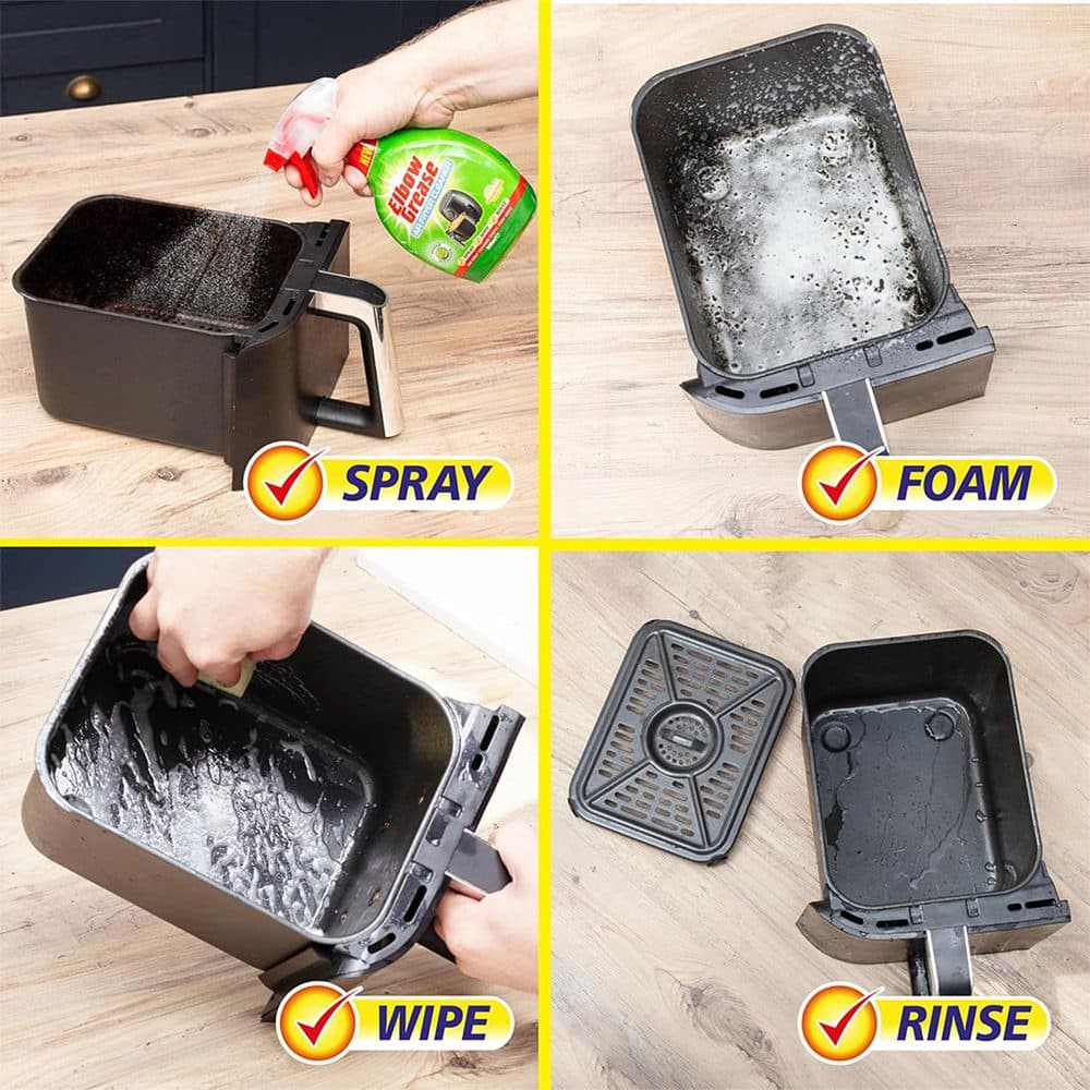 اسپری تمیزکننده چربی دستگاه هوا پز البو گریس Elbow Grease با رایحه لیمو حجم 500 میل — تصویر ۵