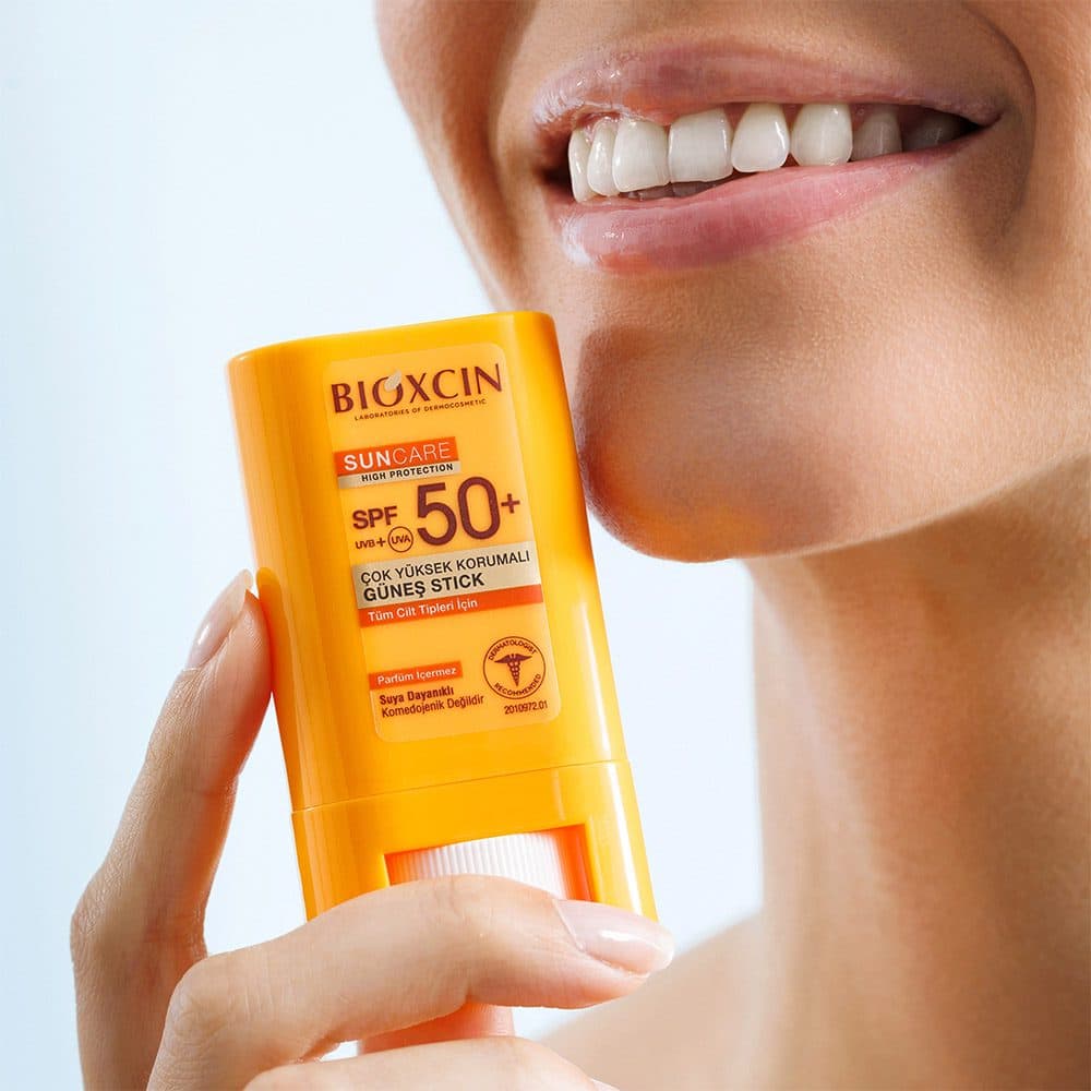 استیک ضد آفتاب بیوکسین Bioxcin با محافظت بسیار بالا مناسب انواع پوست Spf 50+ — تصویر ۵