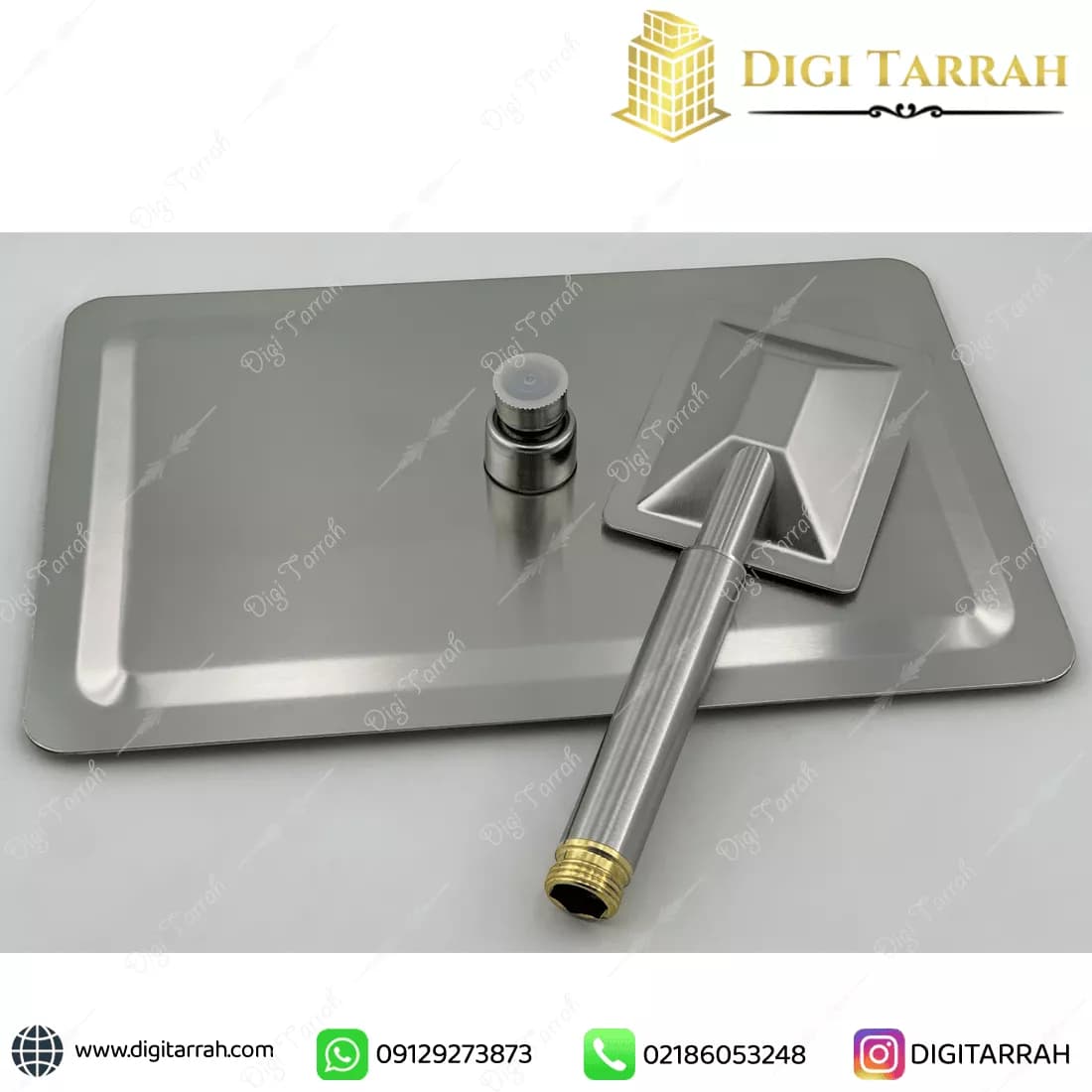 سردوش استیل ۳۰۴ مات مستطیل ۲۰ در ۳۰ سانتی متر — تصویر ۷