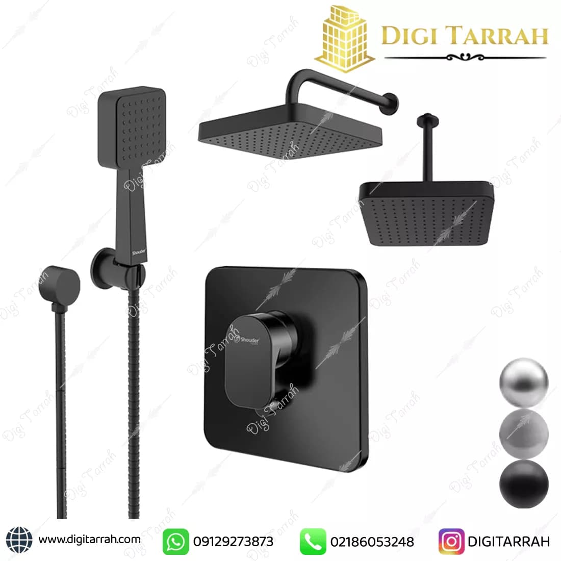 شیر دوش توکار شودر مدل تاین تیپ 3 — تصویر ۷