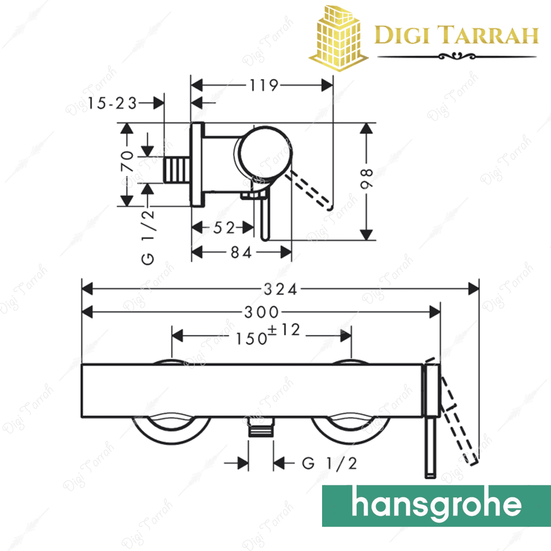 شیر توالت هانس گروهه آلمان مدل finoris — تصویر ۵