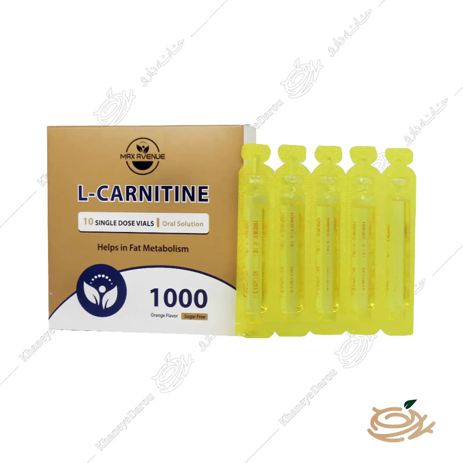 ویال خوراکی ال کارنیتین 1000 میلی گرم مکس اونیو 10 عدد — تصویر ۶