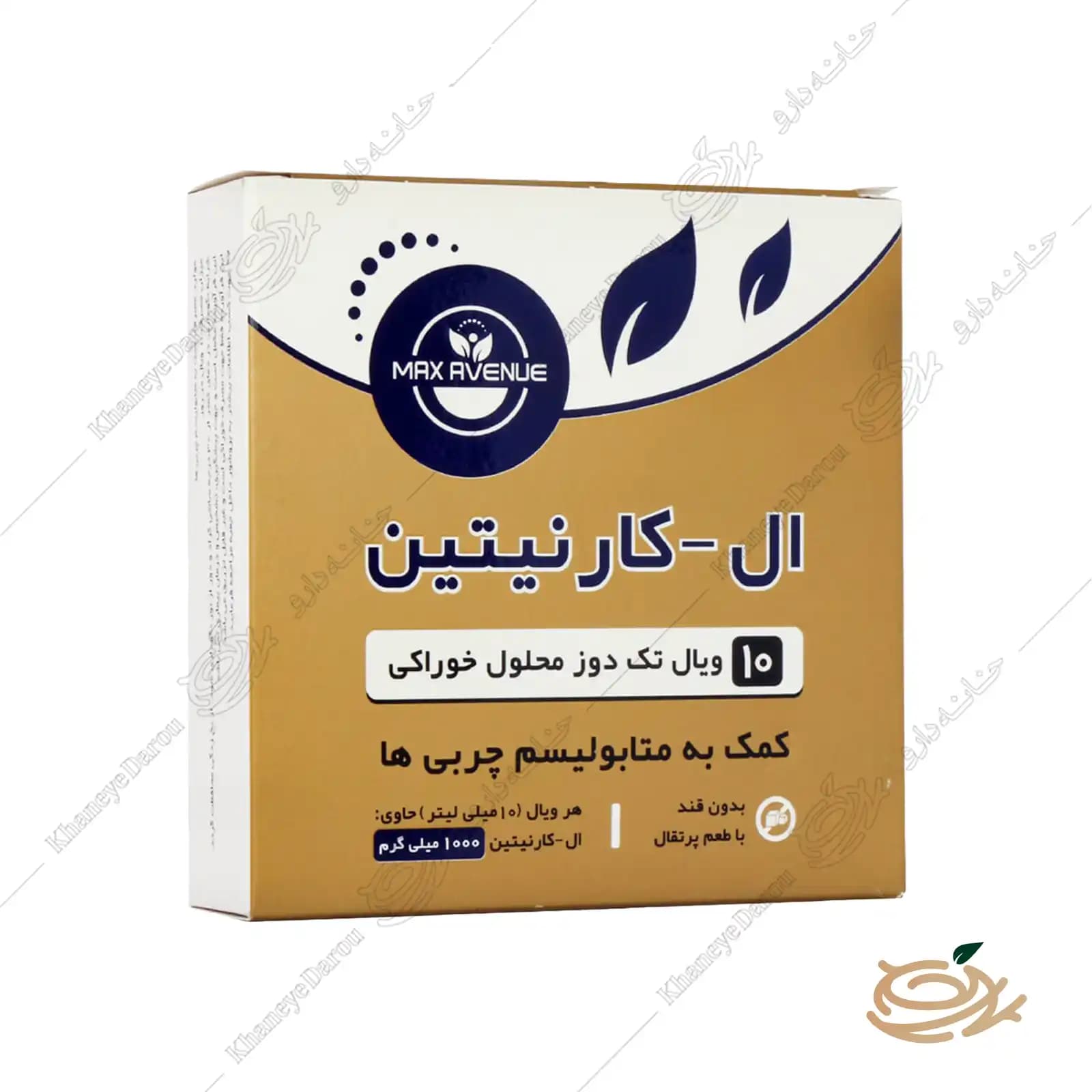 ویال خوراکی ال کارنیتین 1000 میلی گرم مکس اونیو 10 عدد — تصویر ۵
