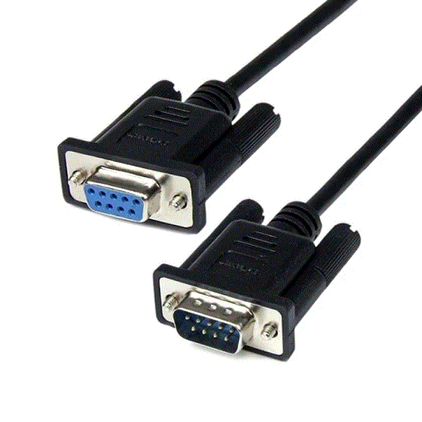 کابل 9 پین نر و ماده سریال ( RS 232 )