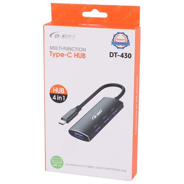 هاب 4 پورت 30cm USB3.0 TYPE C ( USB HUB )