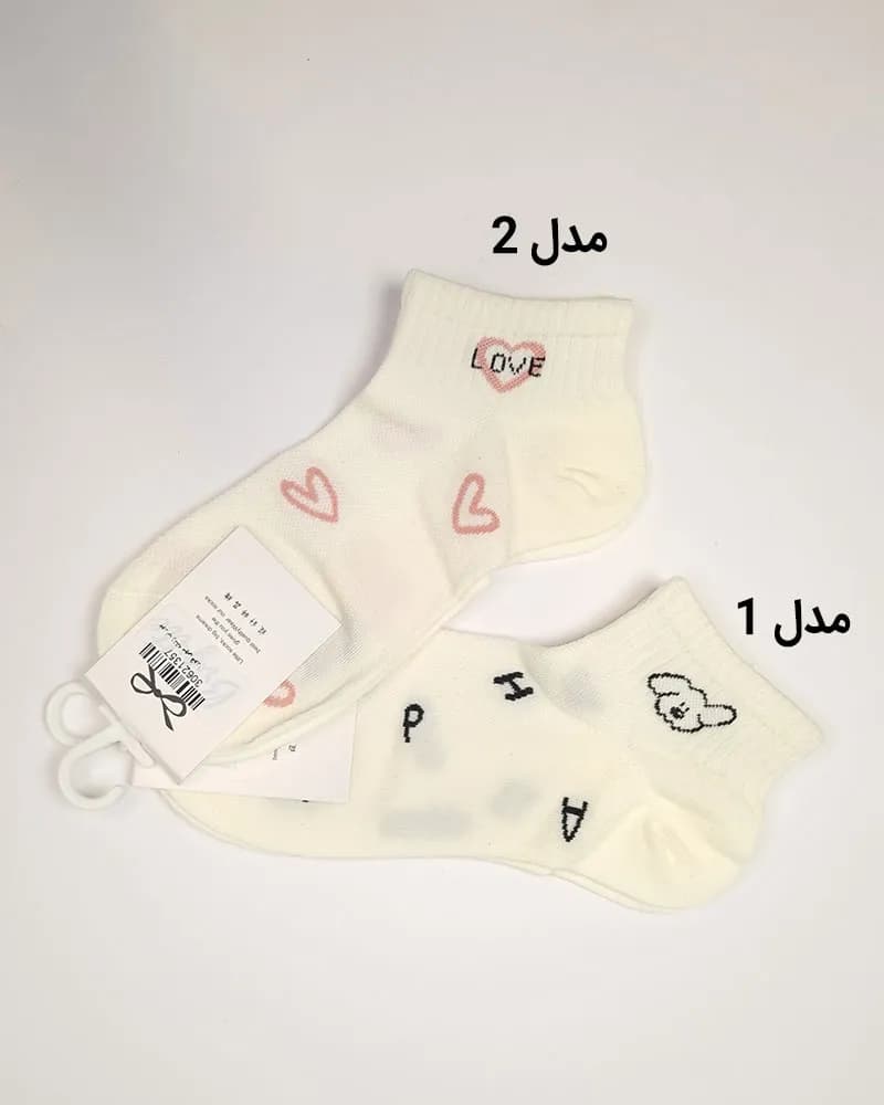 جوراب زنانه مچی فلورا طرحدار — تصویر ۳