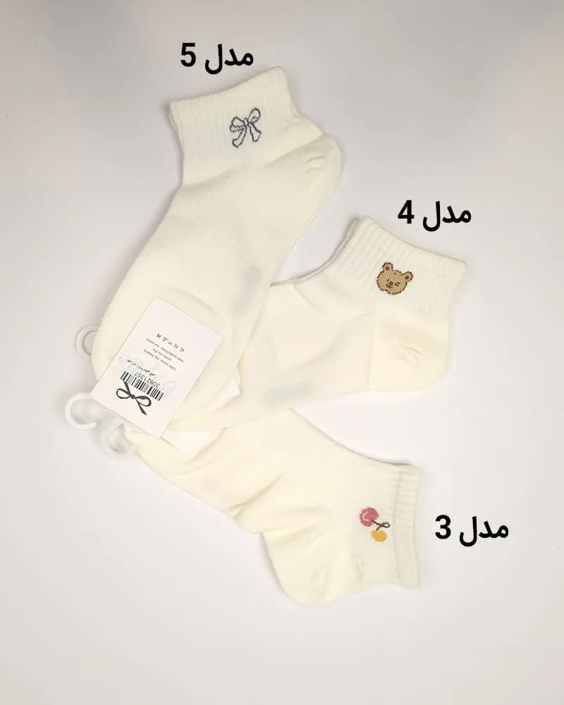جوراب زنانه مچی فلورا طرحدار — تصویر ۴