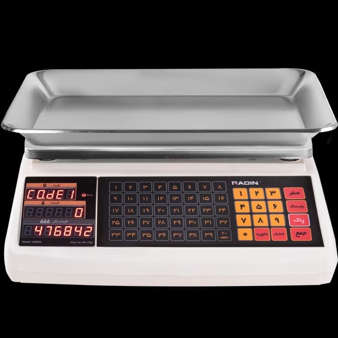 ترازو قطعه شمار رادین 40 کیلو مدل W5600