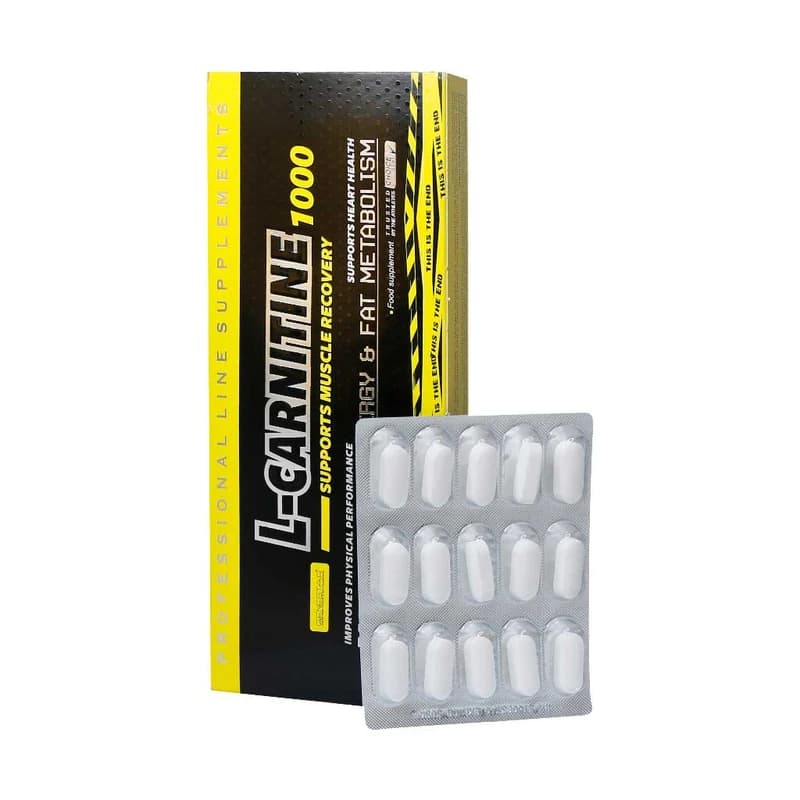 ال کارنیتین ژن استار 1000 میلی گرم 120 عددی