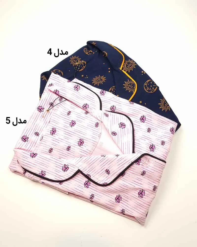 پیراهن راحتی دکمهدار پنبه سیلکا — تصویر ۷