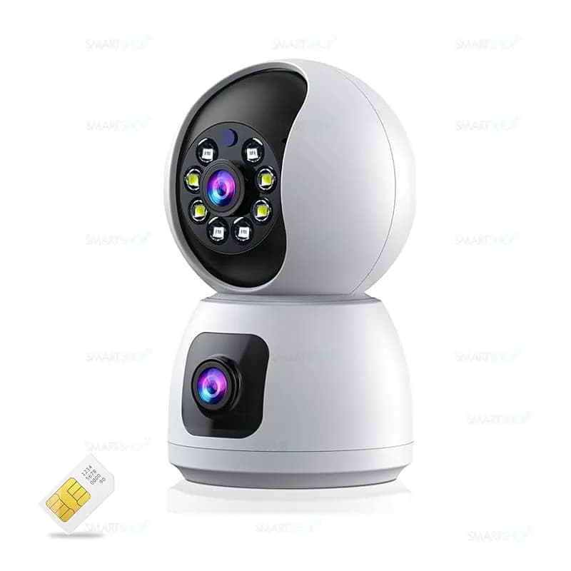 دوربین مداربسته سیم کارتی Baby Cam چرخشی دو لنز مدل Z33